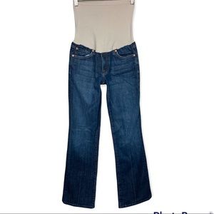7 for all mankind a pea in the pod boot cut maternity jean size 28
